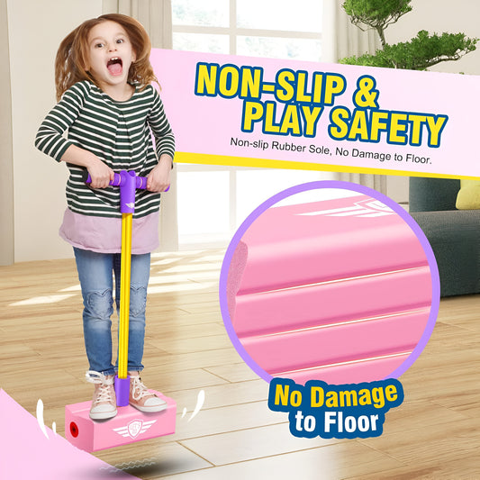 Kids Foam Pogo Jumper Toy with Bouncy Base