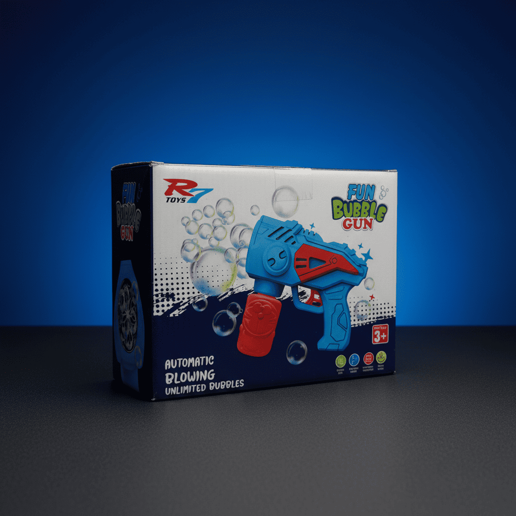 Automatic Bubble Gun Blaster Toy