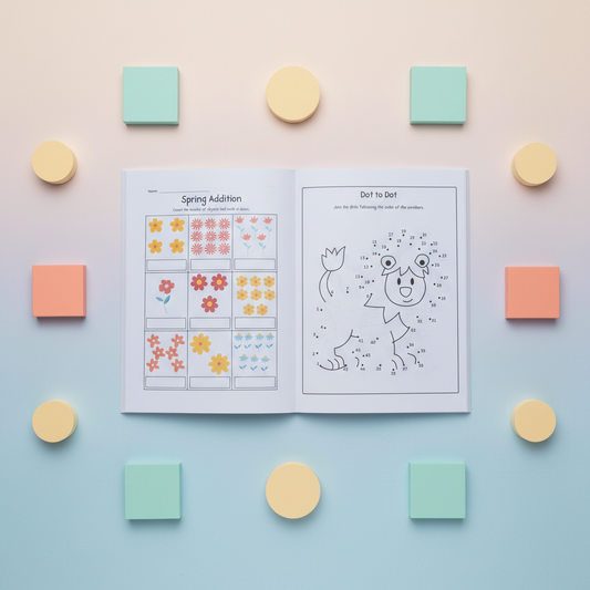 Number Activity Book for Kids – Counting & Writing Practice