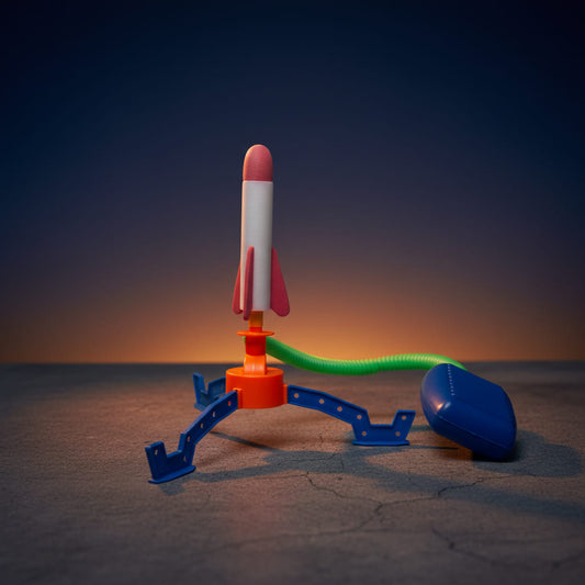 Kids Stomp Rocket Launcher Toy with Foam Rocket