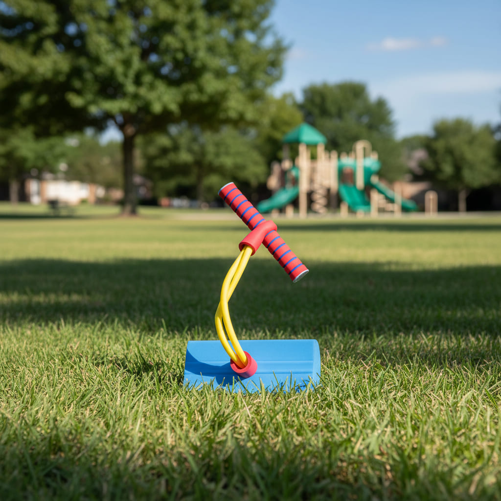 Kids Foam Pogo Jumper Toy with Bouncy Base