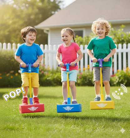 Kids Foam Pogo Jumper Toy with Bouncy Base