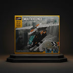 Product box photo for Cool Bricks Multificence set 31012 showing a black and orange helicopter build, labeled Magic 33 Change, 256+ Pcs and Ages 6+