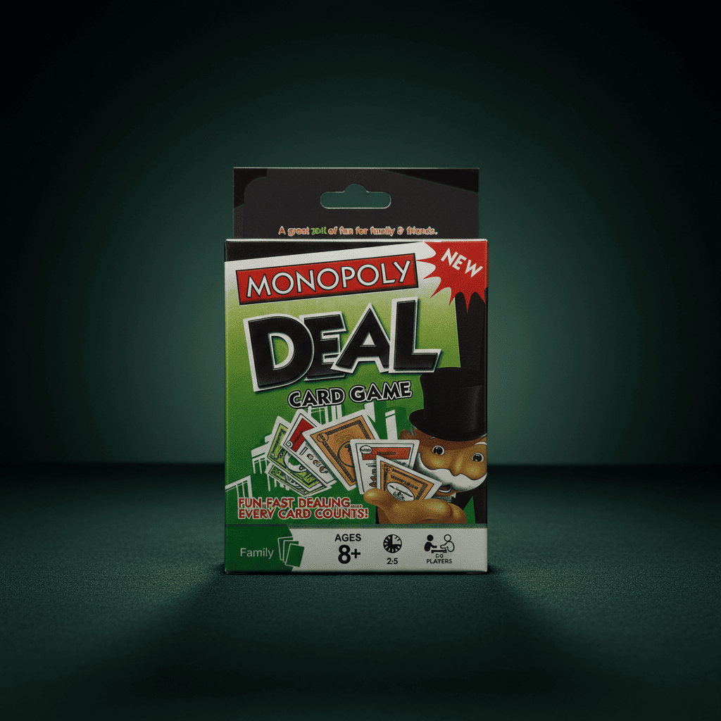 Monopoly Deal Card Game – Fast Family Card Game 8+