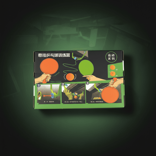 Wall Mounted Table Tennis Trainer Set with Rebound Ball