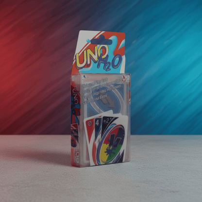 UNO H2O Waterproof Clear Cards Game – Players 2–10