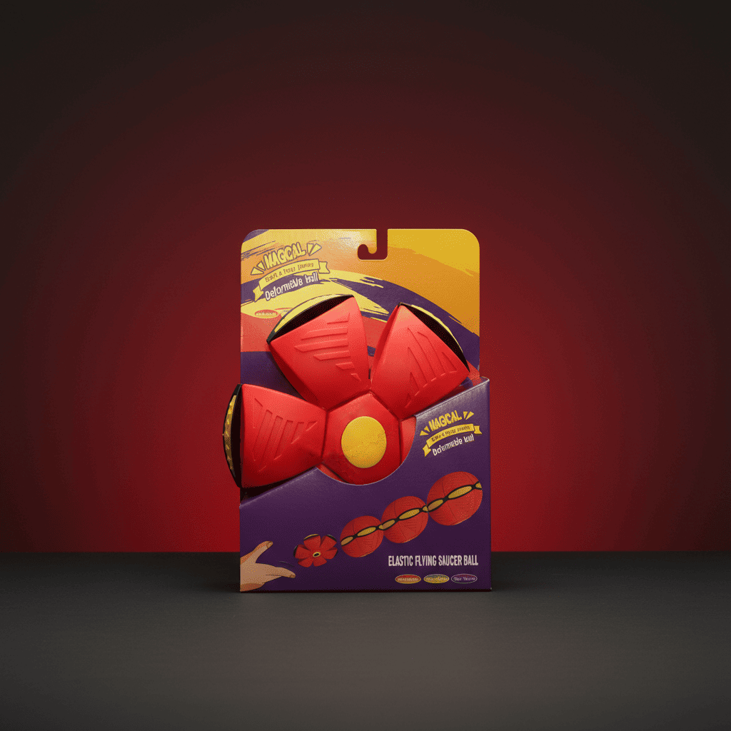 Magical Deformable Flying Saucer Ball Toy