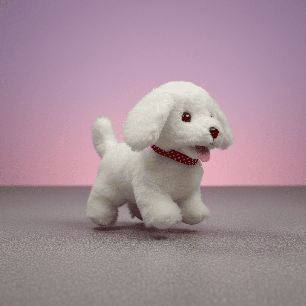 Mini Plush Walking Pet Dog