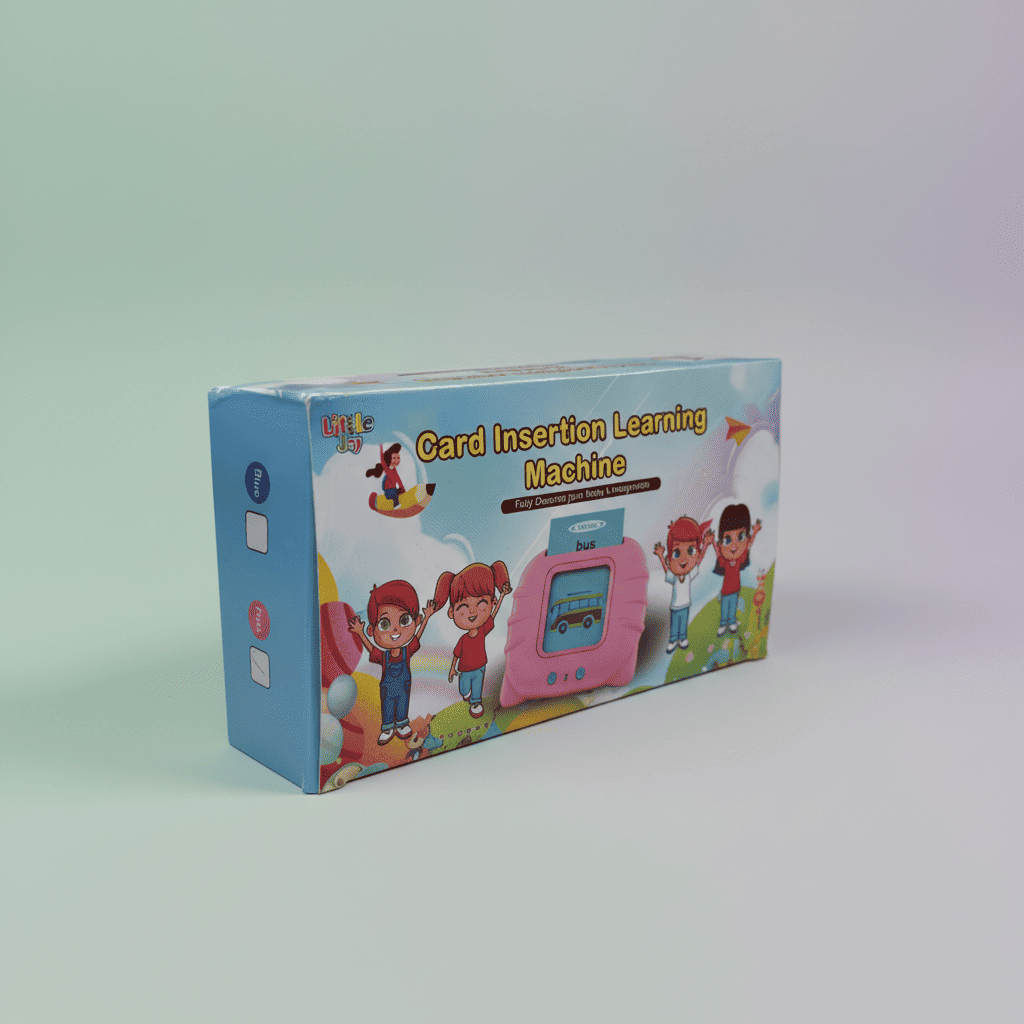 Card Insertion Learning Machine with Preschool Flash Cards