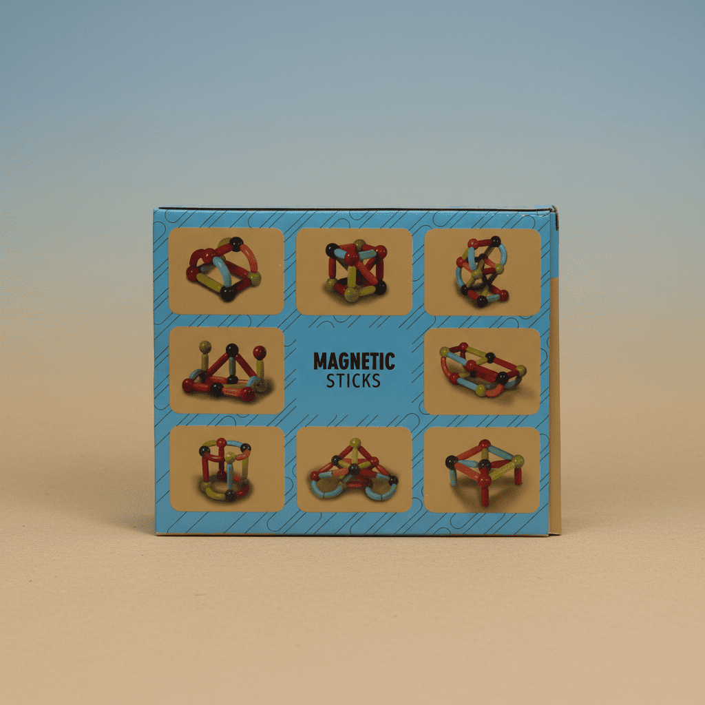 Magnetic Sticks Building Set – STEM Toy Kit
