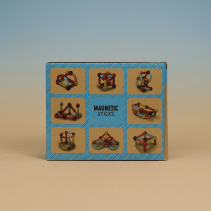 Magnetic Sticks Building Set – STEM Toy Kit
