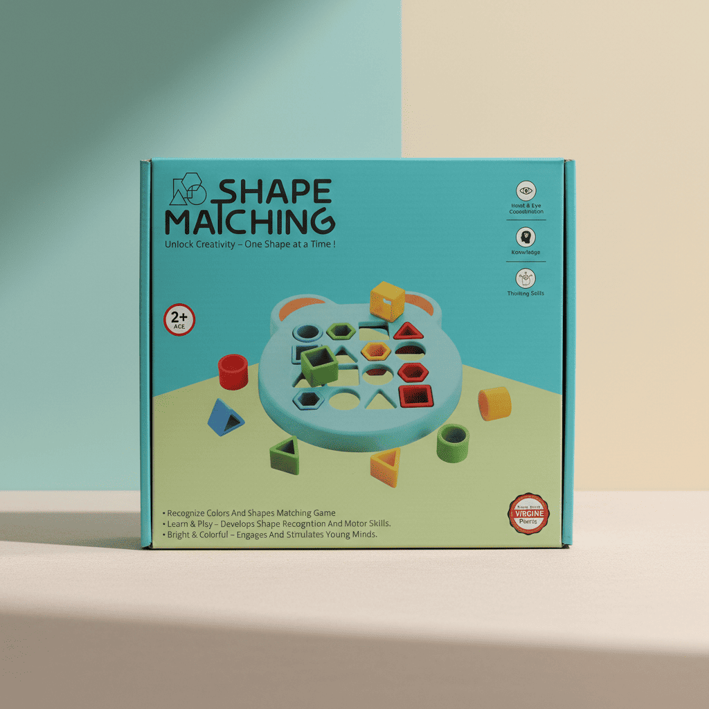 Shape Matching Learning Toy – Color & Shape Sorter