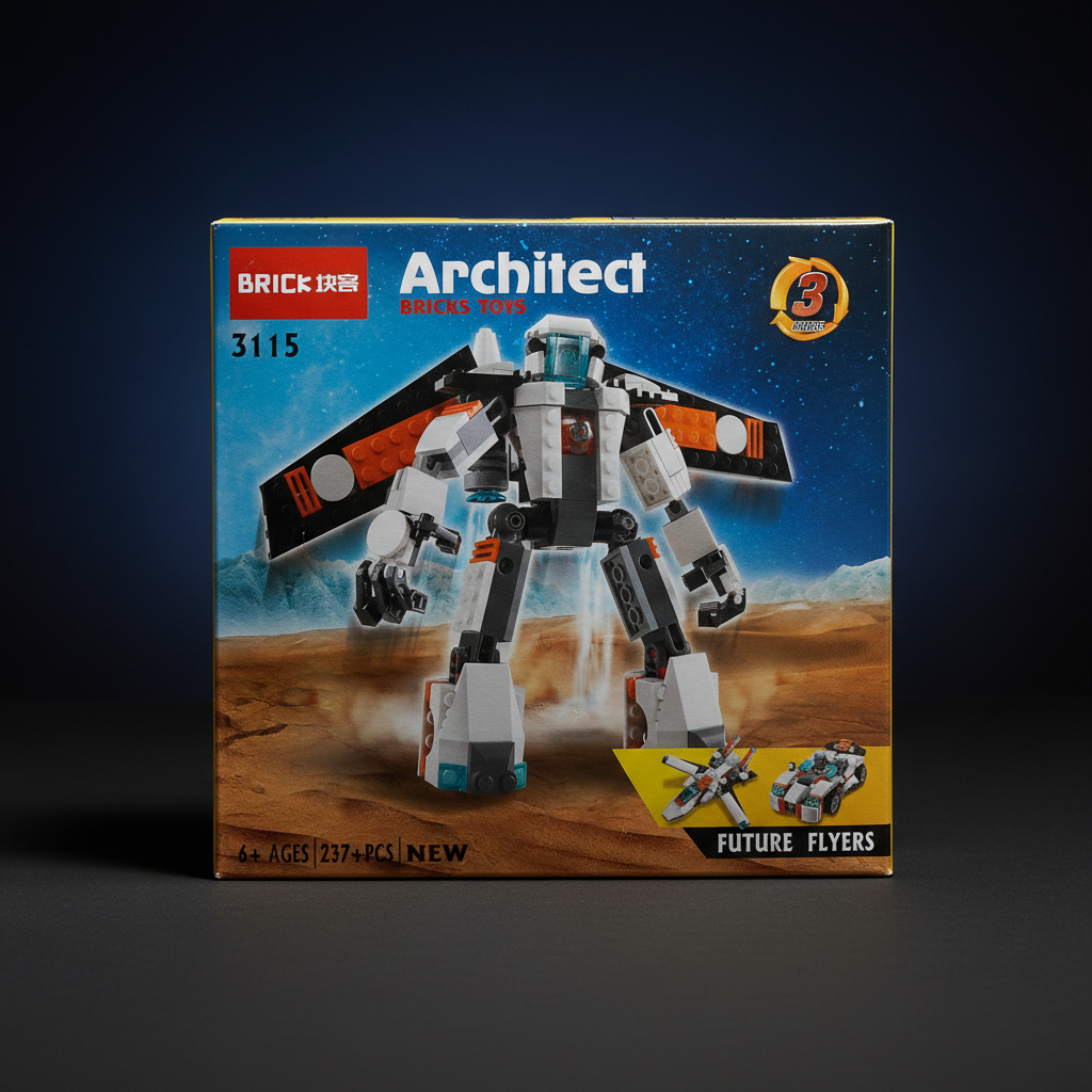 Architect 3-in-1 Future Flyers Robot Building