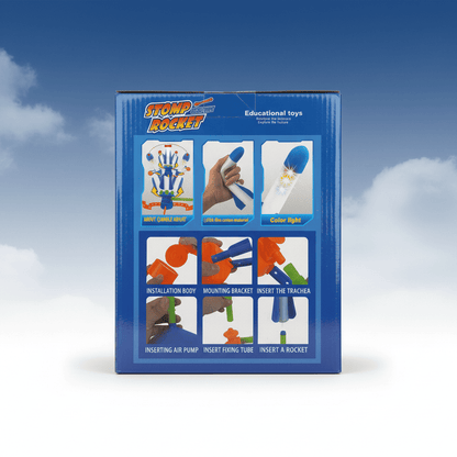 Kids Stomp Rocket Launcher Toy with Foam Rocket