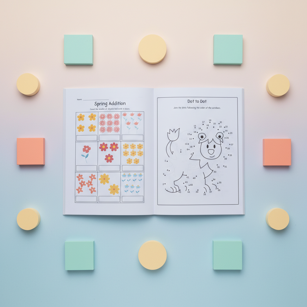 Number Activity Book for Kids – Counting & Writing Practice