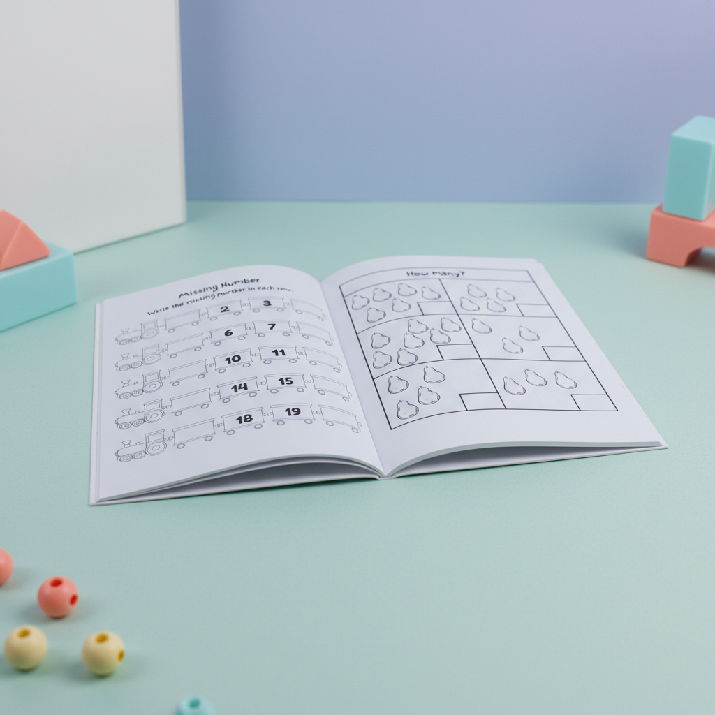 Kids Activity Book – Counting & Number Practice