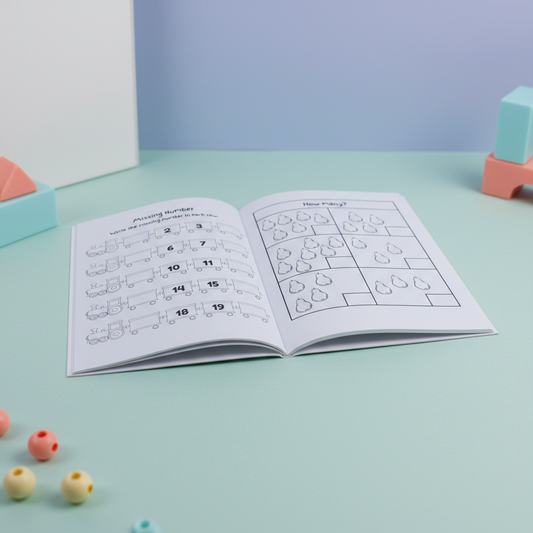 Kids Activity Book – Counting & Number Practice
