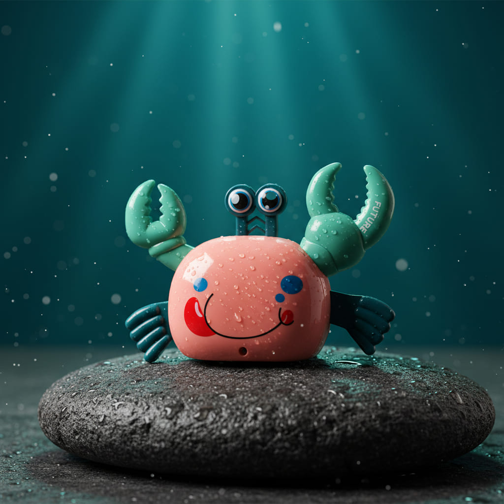 Climbing Crab Musical Crawling Toy with Light & Bump-Go