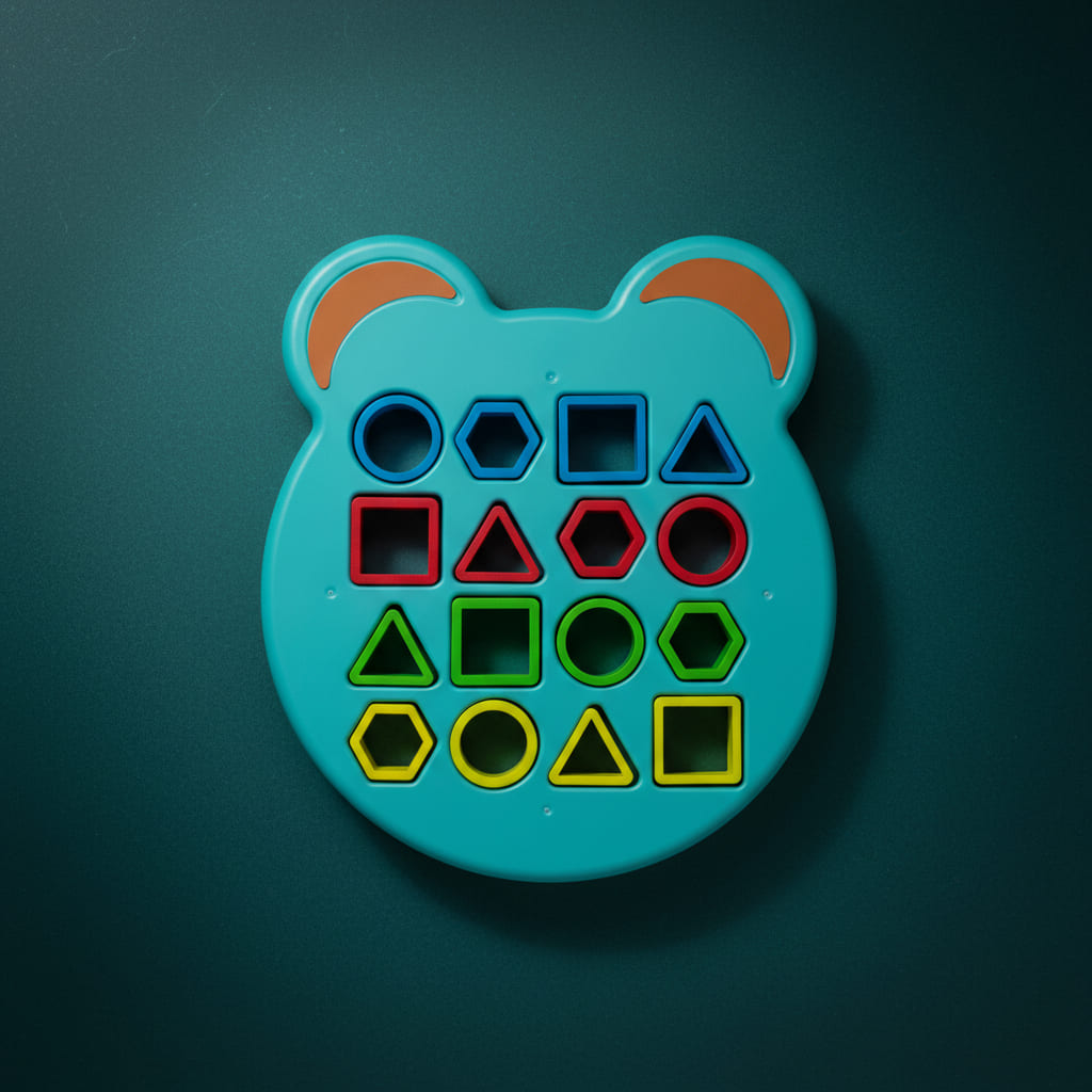 Shape Matching Learning Toy – Color & Shape Sorter