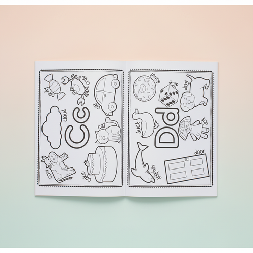 Alphabet Coloring Book for Kids – ABC Learning Fun