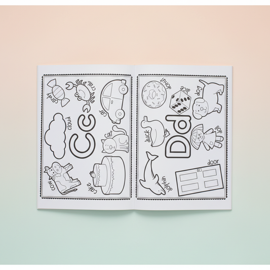 Alphabet Coloring Book for Kids – ABC Learning Fun