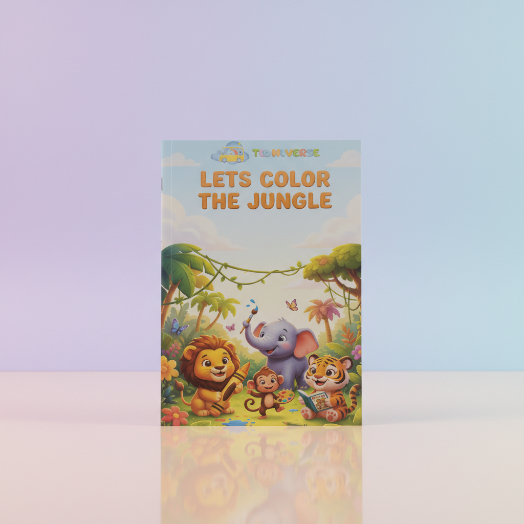 Let’s Color The Jungle – Kids Jungle Coloring Book