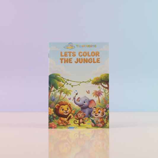 Let’s Color The Jungle – Kids Jungle Coloring Book