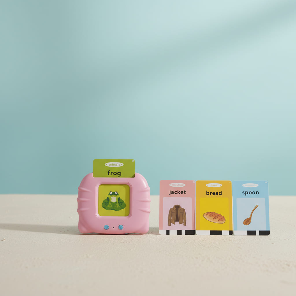 Card Insertion Learning Machine with Preschool Flash Cards