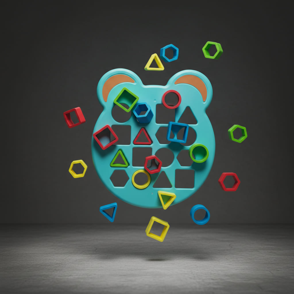 Shape Matching Learning Toy – Color & Shape Sorter