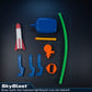 Kids Stomp Rocket Launcher Toy with Foam Rocket