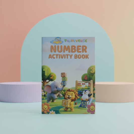 Number Activity Book for Kids – Counting & Writing Practice