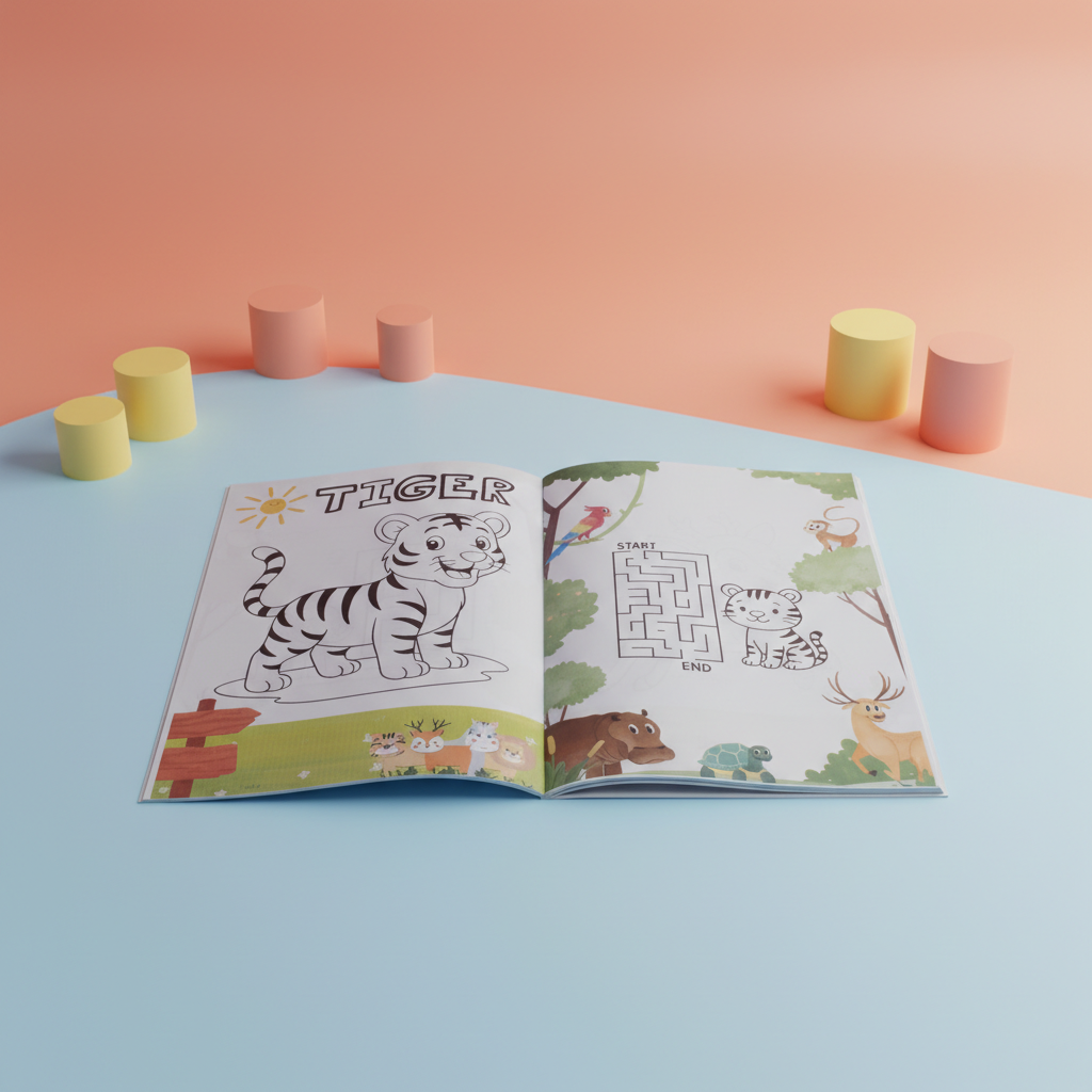 Let’s Color The Jungle – Kids Jungle Coloring Book