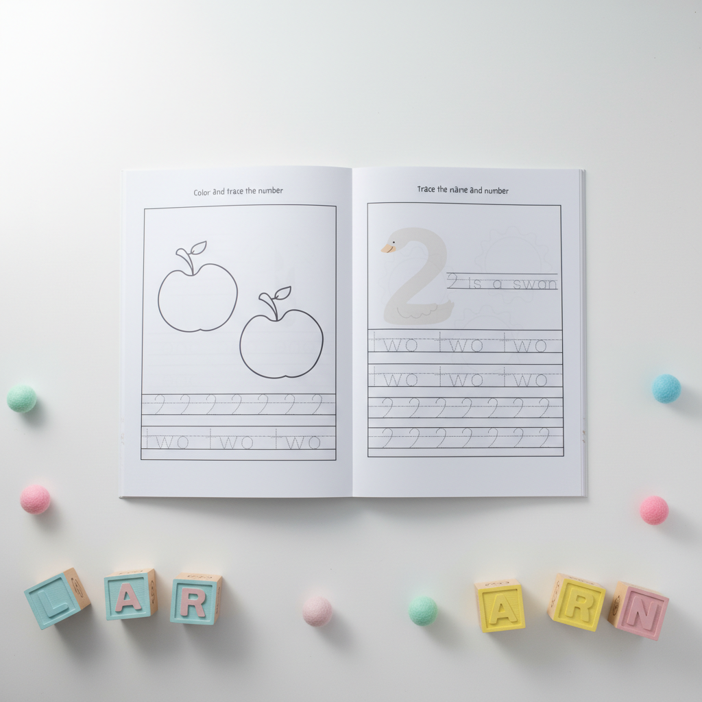 My First Number Book for Kids – Tracing & Counting