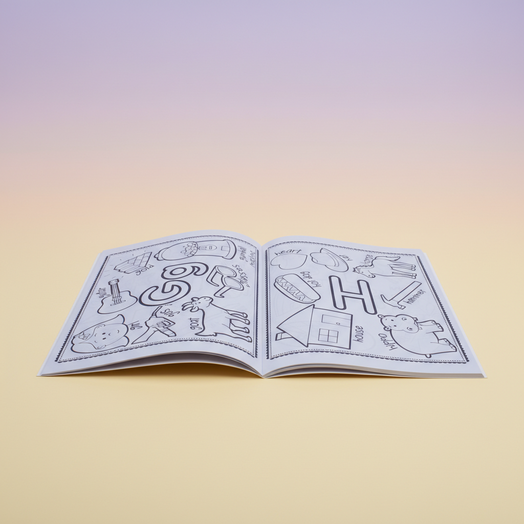 Alphabet Coloring Book for Kids – ABC Learning Fun